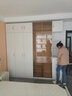 汀馨 衣柜卧室家具带玻璃门带灯现代简约可定制轻奢家用组合大衣橱 定制请联系客服 主柜（120*50*200）实心门 实拍图