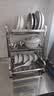 本王（BW）304不锈钢碗碟收纳架厨房碗盘置物架沥水碗架多功能碗筷收纳碗柜 【304不锈钢】三层40CM主架 实拍图