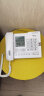 中诺G026家用办公多功能大屏幕有线座机固定电话机分机接口真人唱歌时尚大气磨砂材质语音报号 G026白色 晒单实拍图