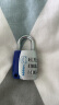 奥本卡通密码挂锁 健身房储物柜门锁学生宿舍柜锁工具箱锁017A蓝色 实拍图