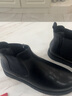 井迈切尔西马丁靴男潮中帮英伦风短靴男士黑色春秋款低帮透气高帮皮鞋 黑色中帮【加绒款】 44 皮鞋码 实拍图