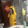 梦舒纷卡通动物连体恐龙睡衣女秋天学生情侣加厚冬季可爱男成人珊瑚绒 皮卡丘 M号 身高159-168 实拍图