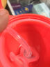 贝博士（b.box）重力球吸管杯宝宝学饮吸管杯大肚杯防呛防漏6个月以上杨梅红240ml 实拍图