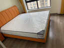 伊琦美（YIQIMEI）【正品保障】床双人床1.8米1.5米皮床意式现代简约实木皮床主卧床 豪华版真皮单床+2柜+环保椰棕床垫 1800mm*2000mm  框架结构 实拍图
