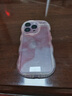 巴蒂尼 粉色水墨晕染iPhone手机壳苹果手机保护套全包摄像头硅胶软壳情侣男女防摔卡通可爱个性 【透粉】波浪边气囊防摔 iPhone 14 Pro 实拍图