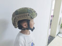 战术兵FAST儿童迷彩战术头盔吃鸡三级头户外骑行防撞小学生自行车安全帽 A套餐(头盔+盔罩+X400护目镜) 实拍图