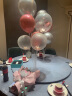 青苇气球桌飘2套装含气球打气筒情人节求婚表白生日装饰婚房布置 粉色 晒单实拍图