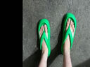 IQGD拖鞋女人字拖沙滩凉拖鞋外穿简约夏季E3004 深绿 40-41  实拍图
