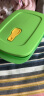 特百惠（Tupperware）微波饭盒可加热午餐便携套装 1L长方形便当盒午餐盒 绿色三件套 实拍图