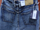 依男说衣牛仔裤男秋冬季厚款直筒裤宽松版潮流休闲阔腿裤水洗弹力大码裤子 怀旧蓝【秋冬款】 33 （140-150斤） 实拍图
