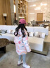 G.DUCKKIDS儿童羽绒服女童中长款2025新款韩版小女孩中大童加厚冬装保暖外套 彩虹粉色 120 cm 实拍图