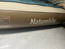 Naturehike挪客充气床垫加高户外露营便携防潮垫地垫单双人自动气垫床 内置泵棕色/单人/25cm 实拍图