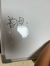 得到磁性双面白板挂式儿童家用教学办公小黑板可擦45*60墙贴写字画板 50*70双面一面白一面绿 实拍图