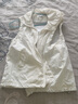 艾佳品连帽马甲女2025夏季新款薄款无袖运动马夹女休闲简约上衣坎肩女装 白色 L 建议100-120斤 实拍图