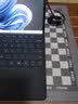 飞遁LESAILES五子棋盘 电竞游戏鼠标垫 锁边加厚办公电脑键盘书桌垫棕色400*400*3mm 实拍图