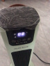 奥克斯 （AUX）取暖器家用电暖器电暖气塔式立式摇头暖风机小太阳全屋携式电暖气 2000W+3档调节+遥控款（绿色） 实拍图
