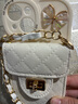 八脚兽菱格卡包新款苹果16promax手机壳女生iphone15promax斜挎IP16可背带挂绳14奢华高档13全包防摔软壳 【菱格卡包水晶蝴蝶+斜挎链条】白色 iPhone 15 实拍图