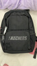 斯凯奇（Skechers）双肩包男女同款学生经典红色书包时尚大容量休闲运动旅行通勤背包 碳黑/0018 实拍图