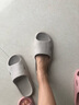 足康乐情侣家用凉拖鞋男士夏天室内居家浴室洗澡防滑软底防臭拖鞋女 灰色 40-41 适合39-40码穿 实拍图