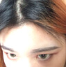 Merry dolly美瞳年抛 彩色近视隐形眼镜男女混血自然水润 魅瞳 2片装 Obsidian黑-芭比混血瞳 600度 实拍图