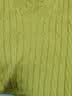 欧洛黛毛衣马甲女宽松v领简约春秋新款马夹坎肩显瘦百搭针织背心上衣女 黄色 均码 80-140斤 实拍图