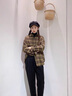 妍莉芬（yanlifen）2025年春季穿搭衣服两件套小个子衬衫连衣裙小香风套装女裙子春夏 格子衬衫+黑色连衣裙 M 实拍图