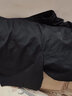 真维斯（Jeanswest）冰丝短裤男女同款2024夏季宽松透气薄款五分裤吸汗凉感潮流沙滩裤 黑色 纯色 3X 实拍图