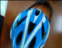 LeBycle山地自行车头盔公路折叠车骑行头盔男女通用单车安全盔帽代驾通用 蓝白色 均码 实拍图