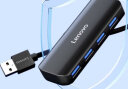 联想（Lenovo）USB分线器高速4口扩展坞转接头USB3.0接口转换器拓展坞集线器HUB延长线适用笔记本电脑台式机 实拍图