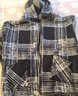 莫代尔格子外套女2025春秋新款开衫时尚修身显瘦加厚保暖女装上衣 黑色 M 实拍图