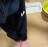回力童装儿童裤子加绒男童秋冬款一体绒卫裤秋冬中大童保暖裤外穿长裤 【加绒冬款】H回力白K黑 150 cm 实拍图