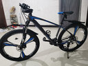 永久（FOREVER） 自行车男女大轮组铝合金山地车33级变速油碟刹一体轮式越野单车 27.5寸一体轮 灰蓝色 实拍图
