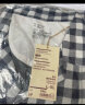 无印良品（MUJI）男式无侧缝双层纱织睡衣家居服FB0YDC4S 蓝色格纹 L  实拍图