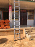 加多奇（JADDUO）单面铝合金伸缩梯家用便携家用便携竹节升降梯工程梯阁楼梯直梯 单面梯4.1米缩回91厘米步距30 实拍图