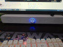 赛达（SADA） V-195音响电脑蓝牙音箱家用台式机长条多媒体喇叭笔记本手机桌面有线迷你影响 带麦克风白色 实拍图