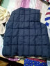以撒保罗（YISABAOLUO）羽绒马甲男秋冬新款男坎肩男士中老年保暖老人内胆大码羽绒服夹克 859-藏青色-加绒款（不含羽绒） 3XL （150-170斤） 实拍图
