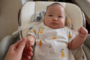 Aengbay昂贝 婴儿连体衣夏装宝宝衣服短袖幼儿纯棉薄款哈衣新生儿睡衣 冰糖雪梨 80cm 实拍图