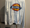 dickies秋季男女同款情侣logo印花圆领卫衣DK007059 白色 L  实拍图