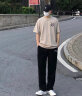 李宁运动裤男休闲裤子跑步直筒长裤春秋健身训练阔腿裤宽松新款卫裤女 黑色-直筒【针织加厚款】 XL 【建议体重140-160斤】 实拍图