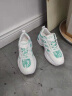 然奥鞋子男春秋季新款网面透气百搭休闲男鞋青少年软底跑步运动老爹鞋 YJ-2005白蓝色 41 实拍图