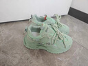 东方骆驼男鞋春季2026新款小众增高运动跑步厚底大头休闲舒适老爹潮鞋子男 绿色 42 实拍图