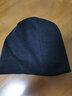 锡曼尘帽子男 光头秋冬季薄款春夏堆堆帽透气韩版潮包头睡帽女 B34大码薄黑 均码56-60cm 实拍图