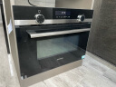 西门子（SIEMENS）嵌入式微波炉烤箱一体机烤箱家用微波营养解冻 一机多用 44升大容量 易清洁 CM585AMS0W高45.4CM 实拍图