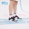 361°儿童板鞋男童六一小白鞋轻便魔术贴耐磨底女童滑板鞋小童板鞋男女 【四季款】361白/碳黑/能量红 31 实拍图