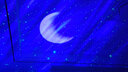 北极光星空投影仪房间卧室网红梦幻满天星浪漫情调蓝牙音响氛围灯 白色蓝牙音乐款丨极光+星空+月亮 实拍图