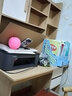 佳家林书桌书柜一体电脑桌桌子台式家用卧室小型学习桌出租屋办公写字桌 【豪华加高】橡木色100cm+牛角椅 实拍图