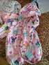 贝壳家族宝宝印花外套春装新款女童童装儿童外套上衣wt6806 粉色小兔 140cm 实拍图
