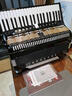 Mansinton美国曼斯顿进口手风琴初学考级专业演奏60/96/120四排簧 四排簧黑873黑色 实拍图