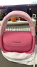 Amazing Song乙颂【陈都灵同款】软欧包中号单肩斜挎包小荔纹牛皮通勤手提女包 【少女玫】-肩带可调节 实拍图