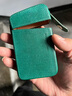 一皮（ONE LEATHER） 烟盒20支装粗支便携式保护套超薄创意牛皮软硬盒烟包高级个性礼 深绿 20支 实拍图